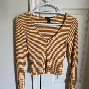 Forever 21 Striped Long sleeve top